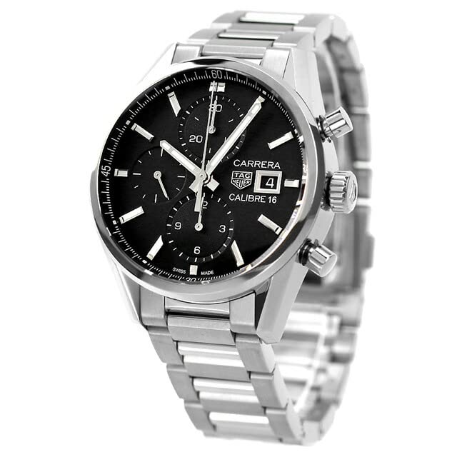 TAG Heuer Herren Carrera CBK2110.BA0715 Automatikuhr, Schwarz, 50 mm, 16 mm, 19 cm, Swiss Made